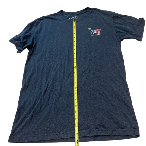 GOAT USA Freedom T-Shirt Navy Blue - Picture 8 of 8